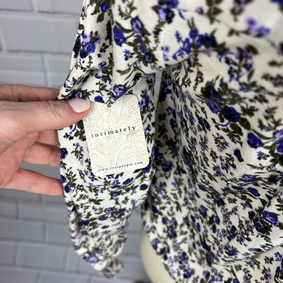 NWT Free People Intimately Kaya Floral Bodysuit - Picture 4 of 9